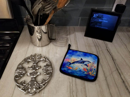 Dolphin Pair of Pot Holders - Loft&Timber