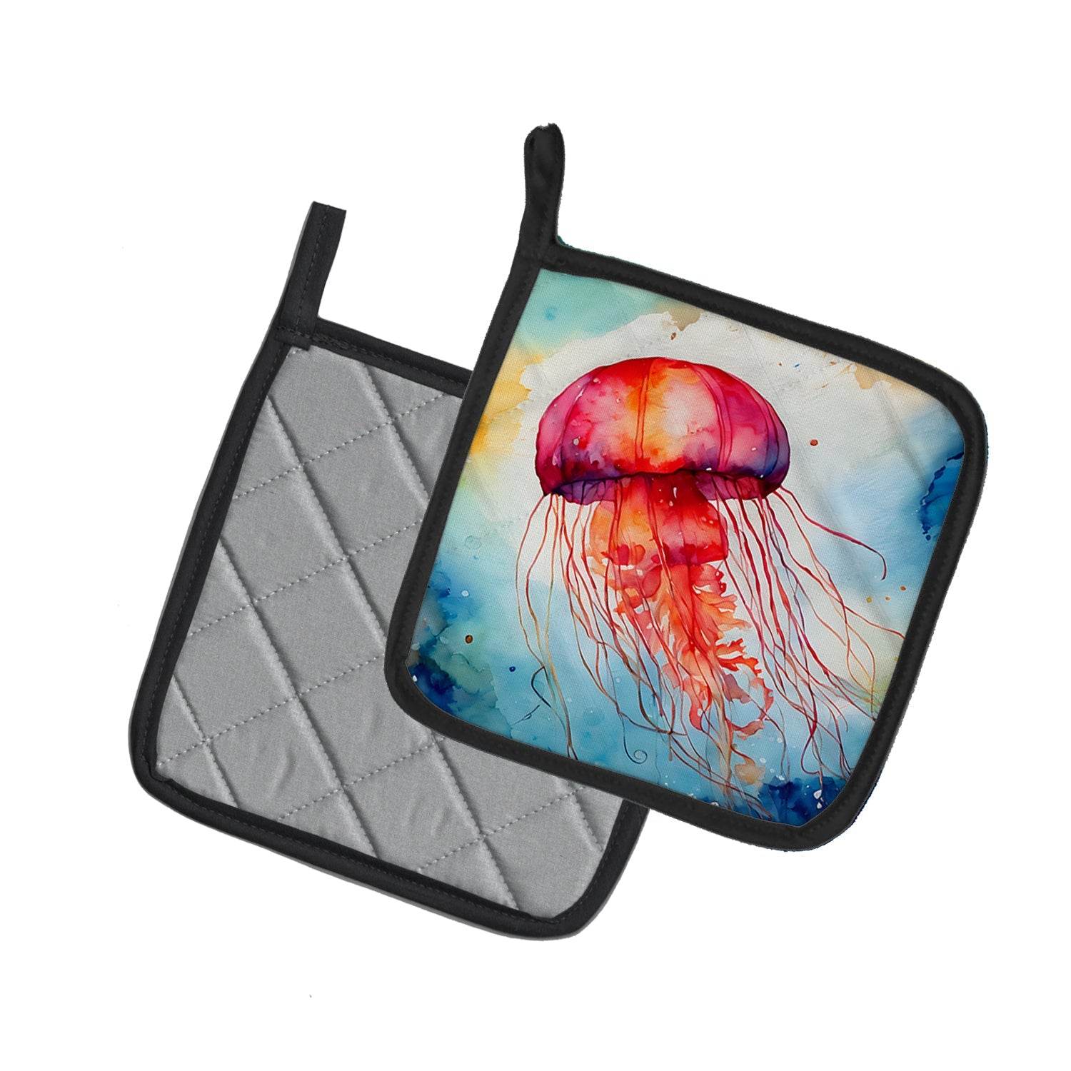 Jellyfish Pair of Pot Holders - Loft&Timber