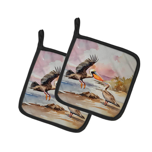 Pelican Pair of Pot Holders - Loft&Timber