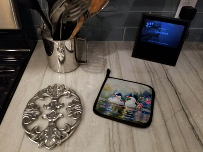 Bufflehead Pair of Pot Holders - Loft&Timber