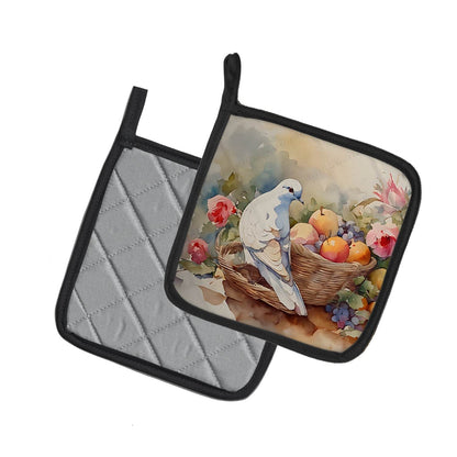 Dove Pair of Pot Holders - Loft&Timber