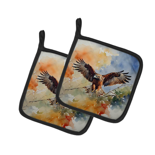 Hawk Pair of Pot Holders - Loft&Timber