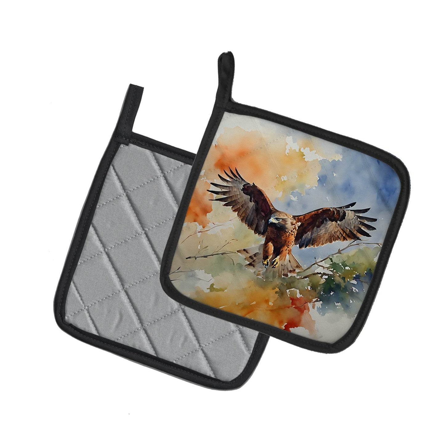 Hawk Pair of Pot Holders - Loft&Timber