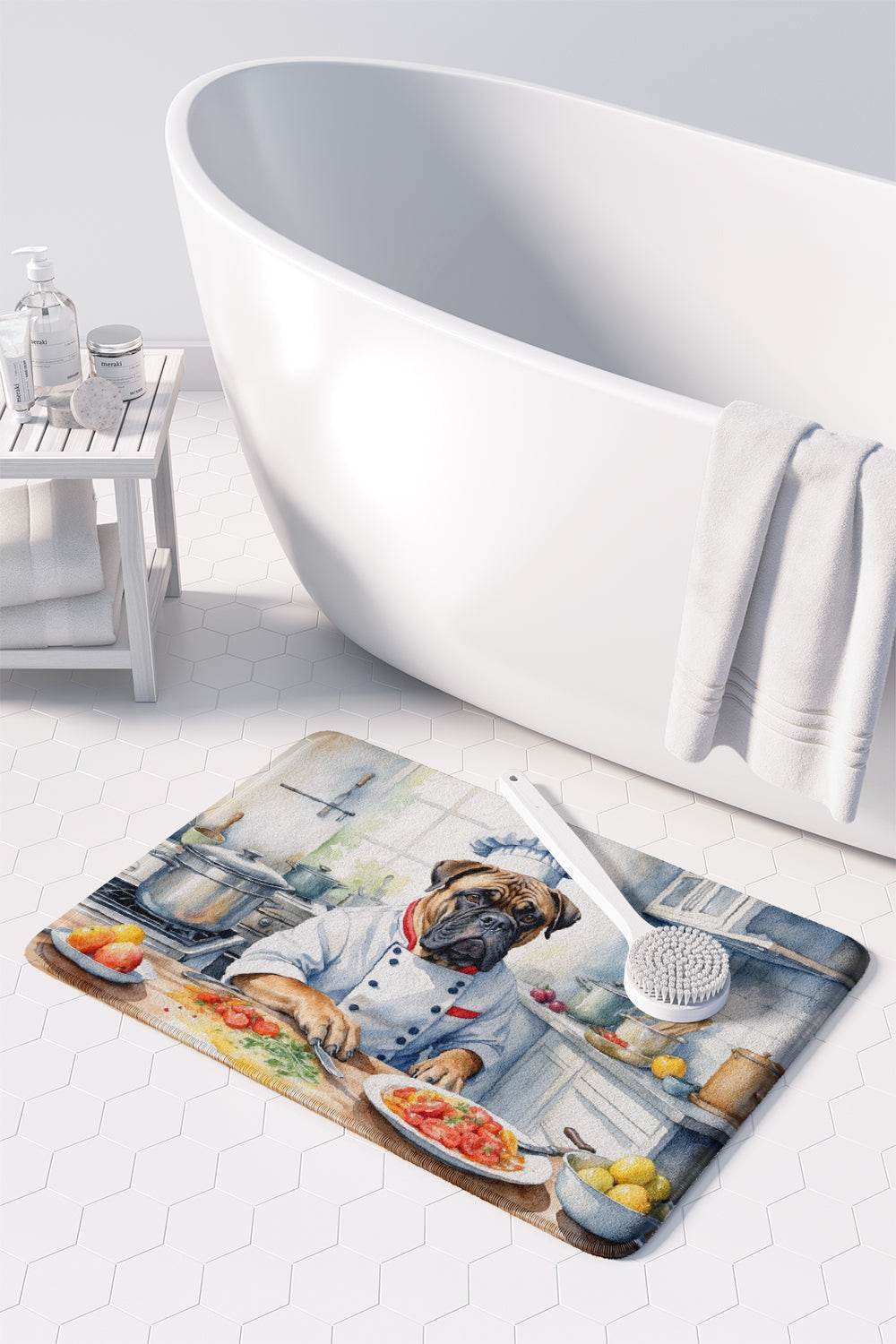 Bullmastiff The Chef Memory Foam Kitchen Mat - Loft&Timber