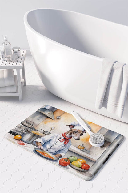 Italian Greyhound The Chef Memory Foam Kitchen Mat - Loft&Timber
