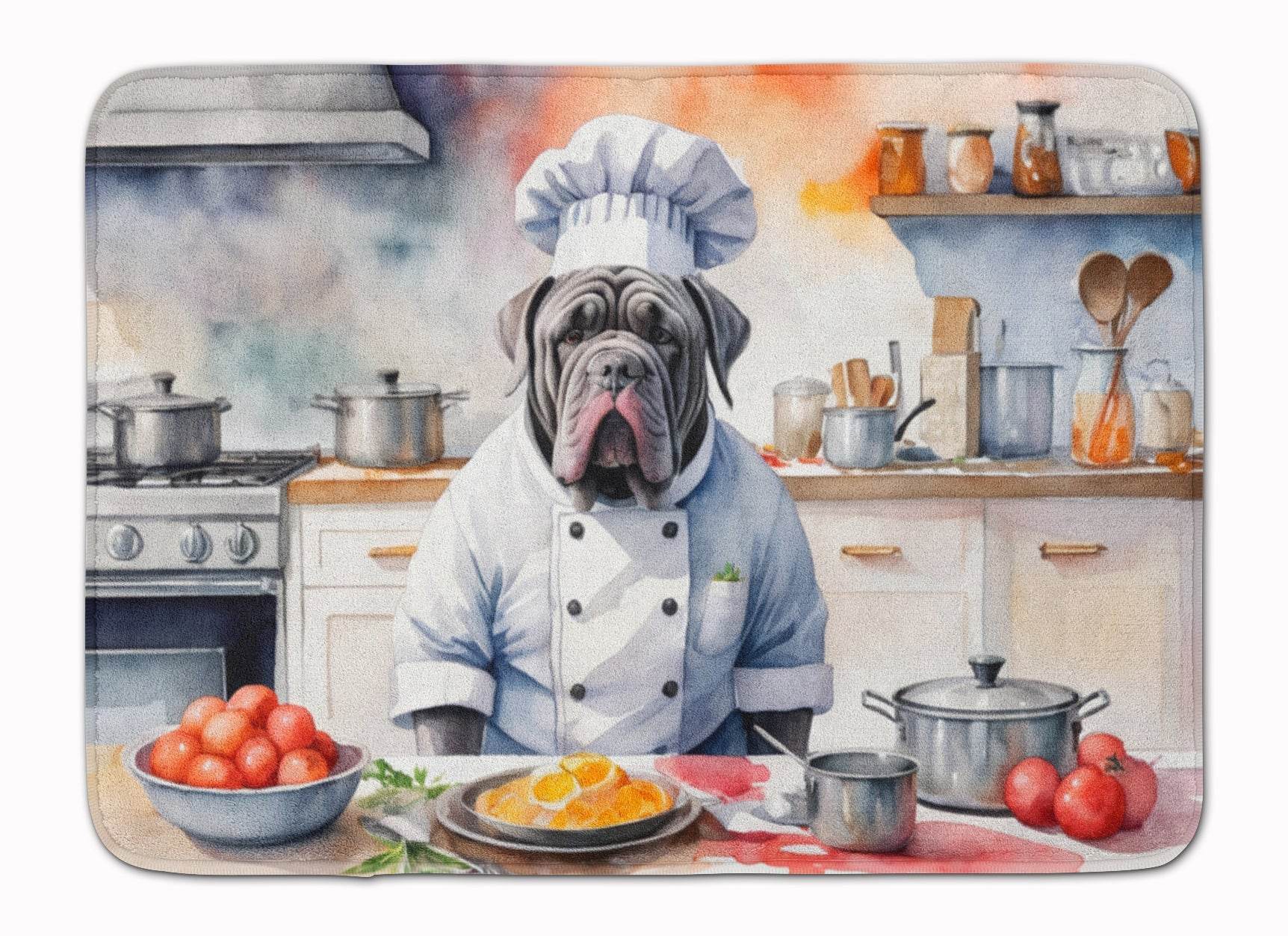 Neapolitan Mastiff The Chef Memory Foam Kitchen Mat - Loft&Timber