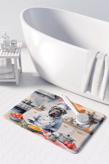 Neapolitan Mastiff The Chef Memory Foam Kitchen Mat - Loft&Timber