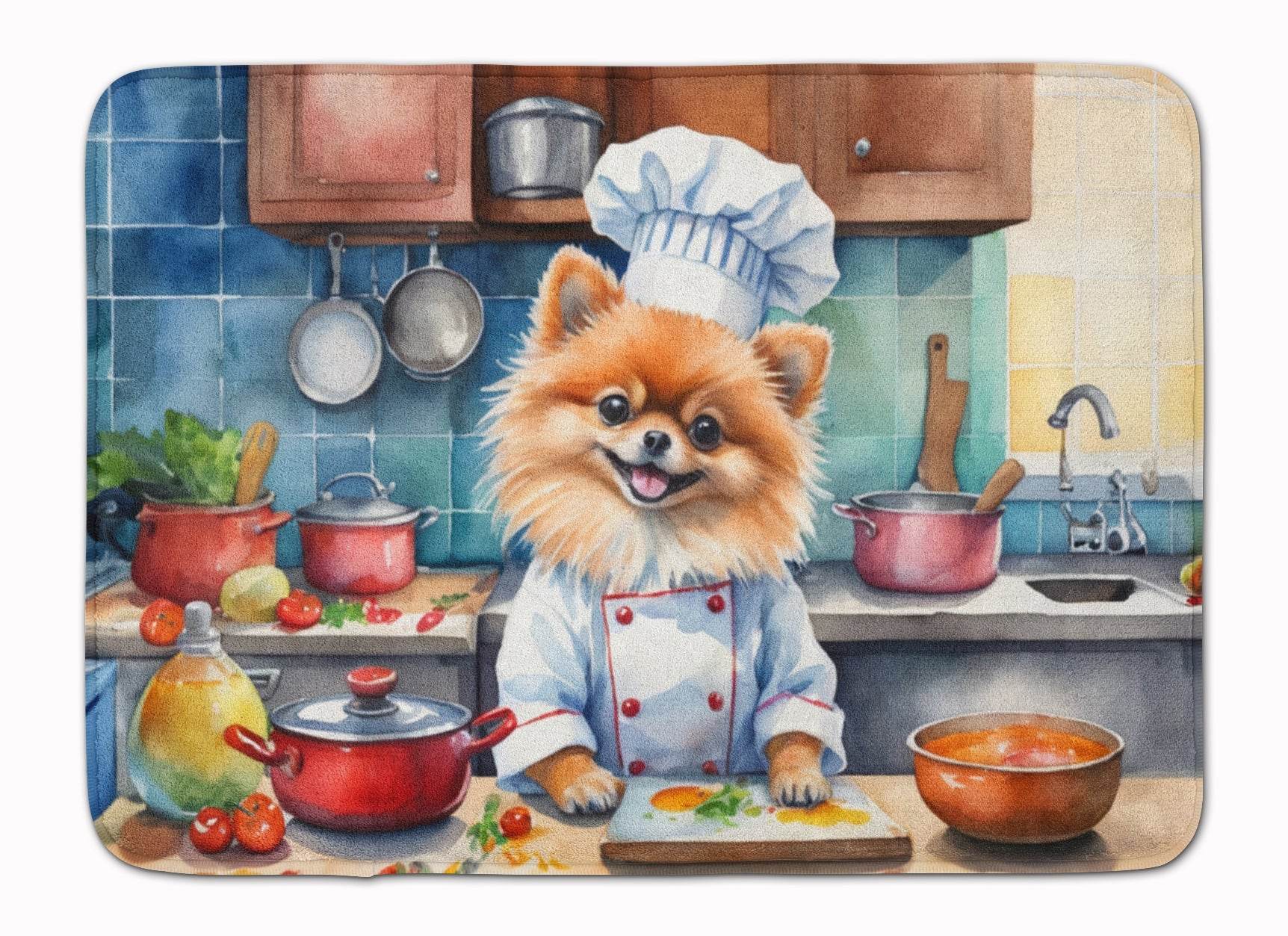 Pomeranian The Chef Memory Foam Kitchen Mat - Loft&Timber