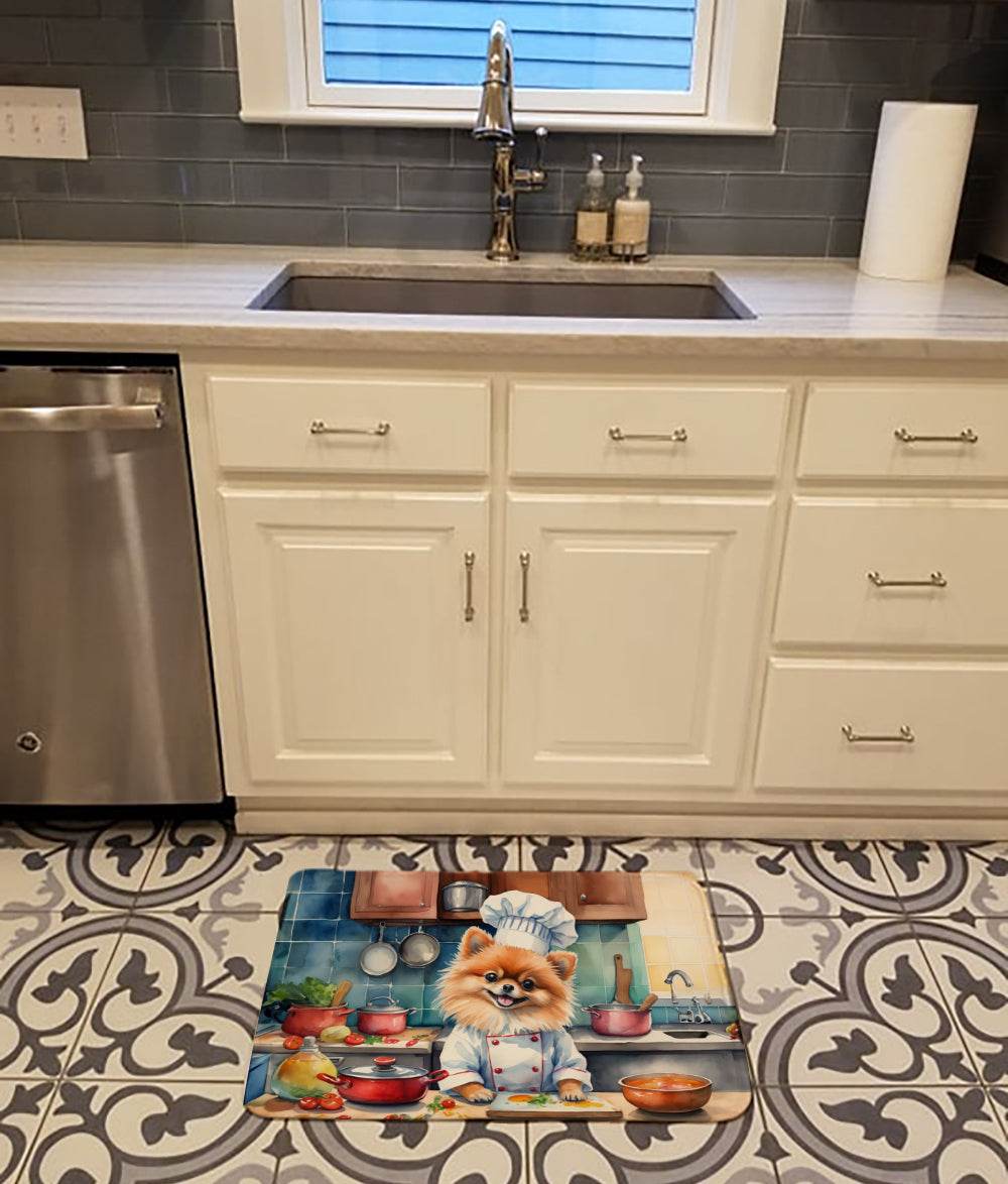 Pomeranian The Chef Memory Foam Kitchen Mat - Loft&Timber