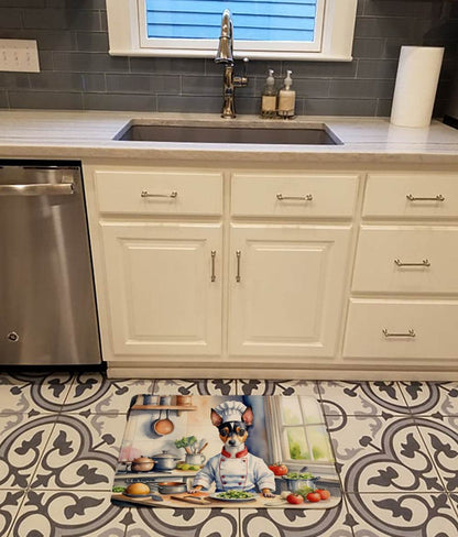 Rat Terrier The Chef Memory Foam Kitchen Mat - Loft&Timber