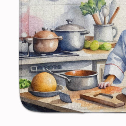 Rat Terrier The Chef Memory Foam Kitchen Mat - Loft&Timber