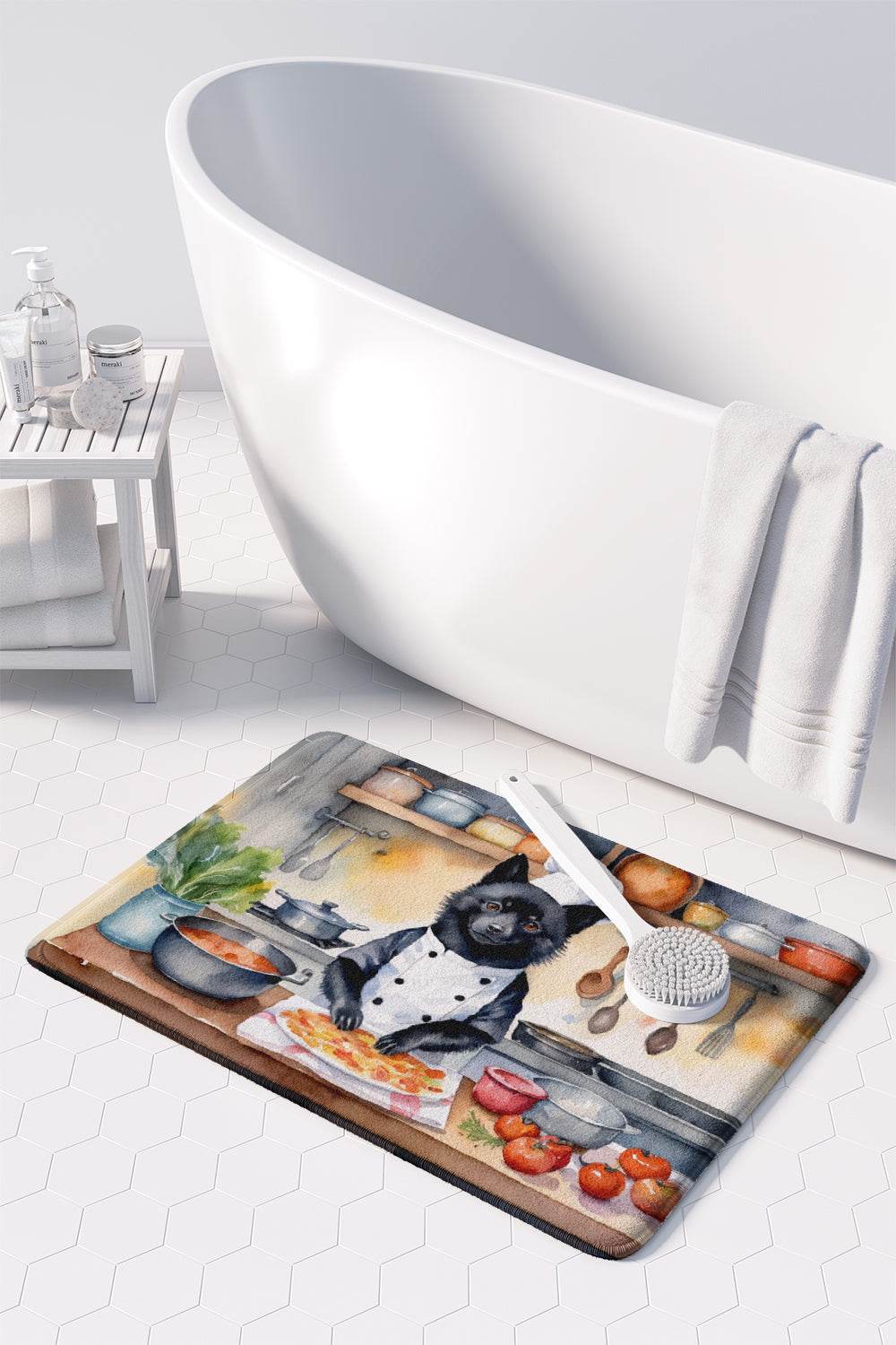 Schipperke The Chef Memory Foam Kitchen Mat - Loft&Timber