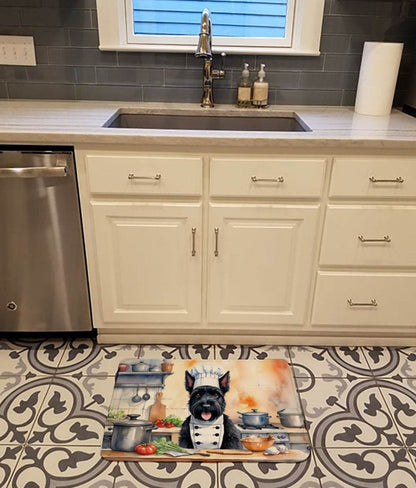 Scottish Terrier The Chef Memory Foam Kitchen Mat - Loft&Timber