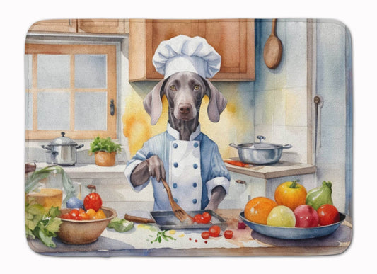 Weimaraner The Chef Memory Foam Kitchen Mat - Loft&Timber