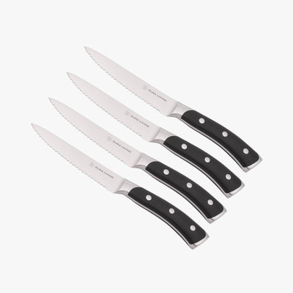 Elite Set of 4 Steak Knives - Black - Loft&Timber