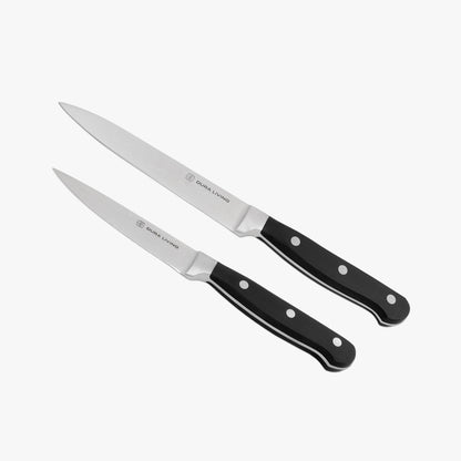 Superior 2-Piece Kitchen Knife Set - Black - Loft&Timber