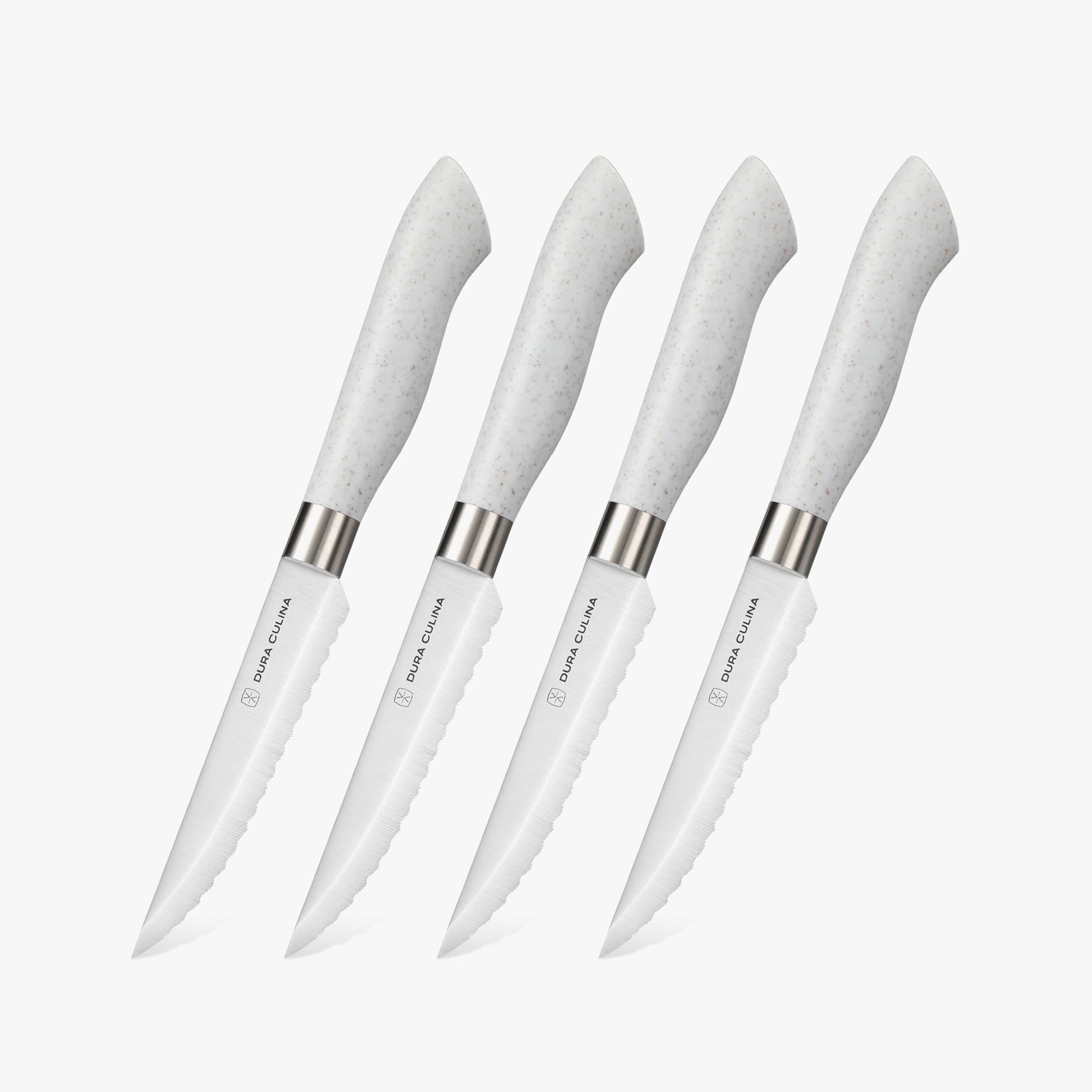 EcoCut 4 Piece Steak Knife Set, Grey-0