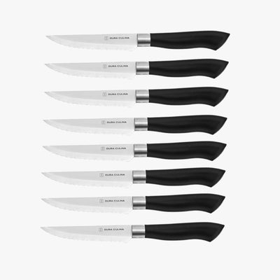 8 Piece Micro Serrated Kitchen Steak Knife Set-0