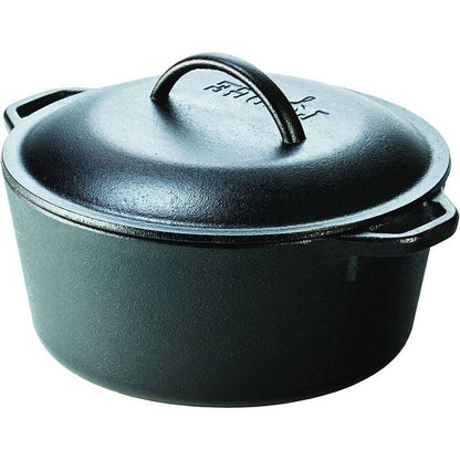 5-Piece Cast Iron Cookware Set with Dutch Oven Griddle and Skillets Made in USA - Loft&Timber