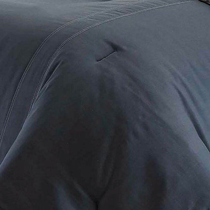 Full/Queen size 100% Cotton Reverse Plaid Gray/White Comforter Set - Loft&Timber