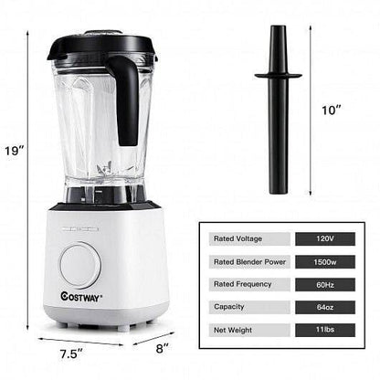 1500W Countertop Smoothies Blender with 10 Speed and 6 Pre-Setting Programs - Loft&Timber
