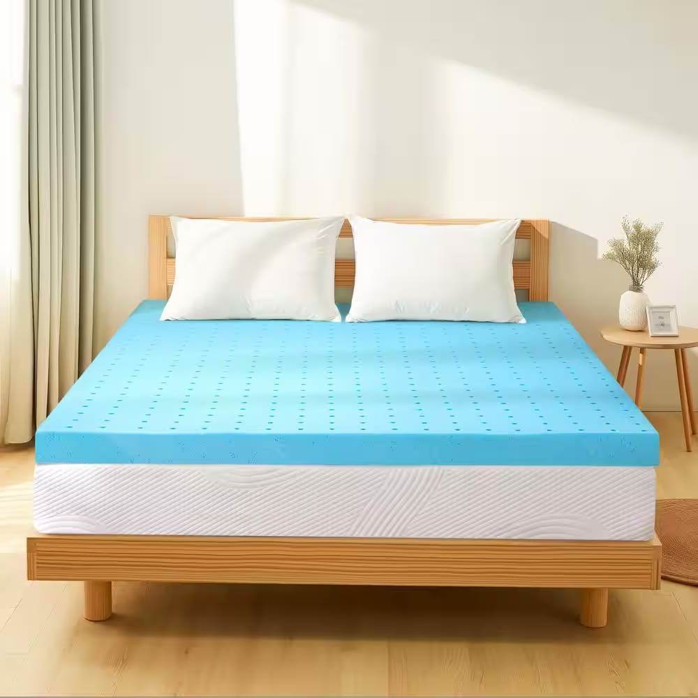 Full size 3-inch Thick High Density Memory Foam Mattress Topper - Loft&Timber