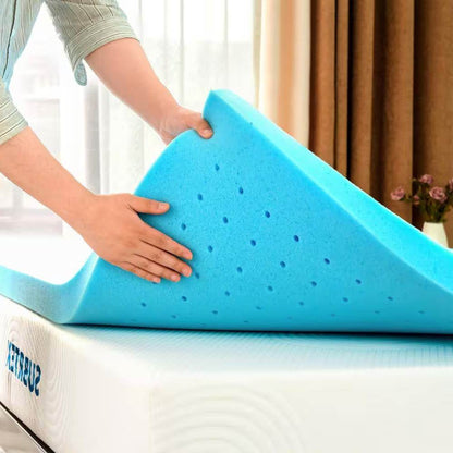 Full size 3-inch Thick High Density Memory Foam Mattress Topper - Loft&Timber