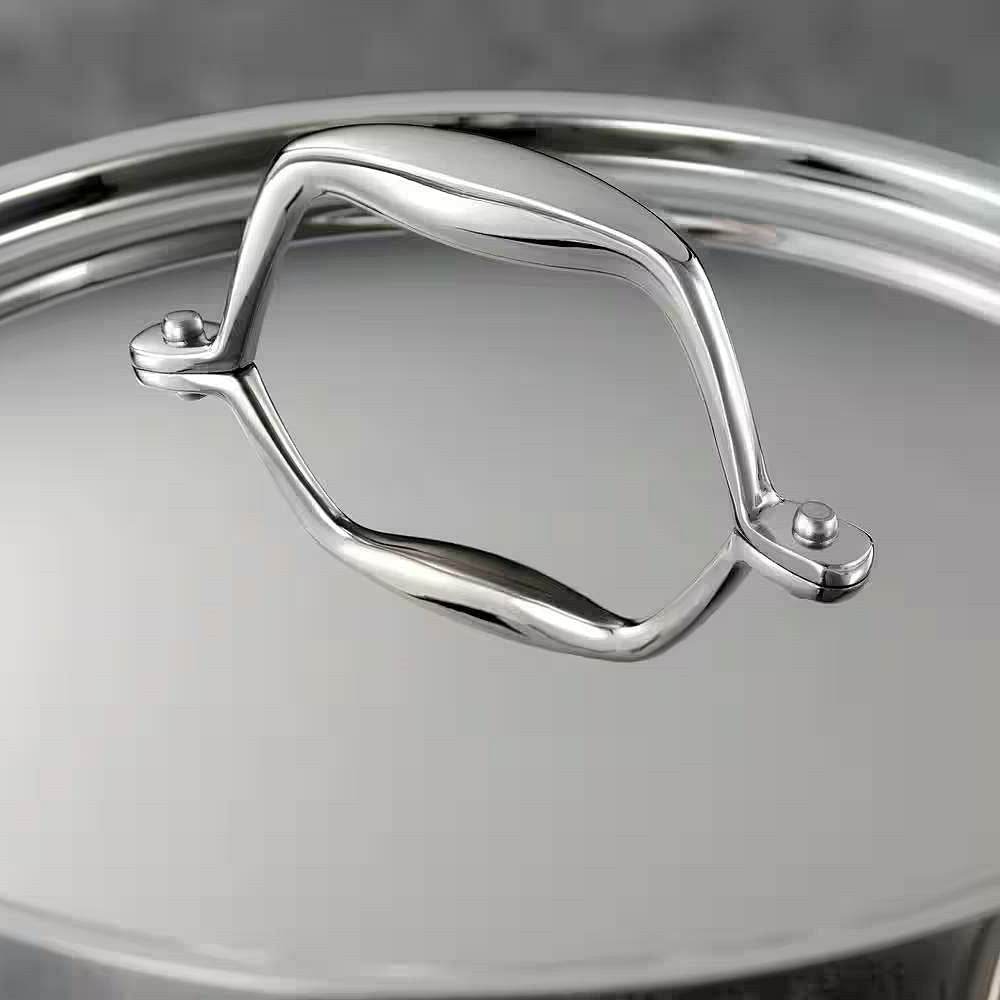 Stainless Steel Tri-Ply Clad 5-Quart Dutch Oven with Lid - Loft&Timber