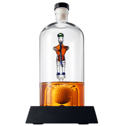 Golfer Decanter Whiskey Decanter - The Wine Savant, Golf Gifts for Both Men & Women, Golf Accessories, Golfer Gifts, Based on A Replica Human Golfing (750ml Decanter) - Loft&Timber