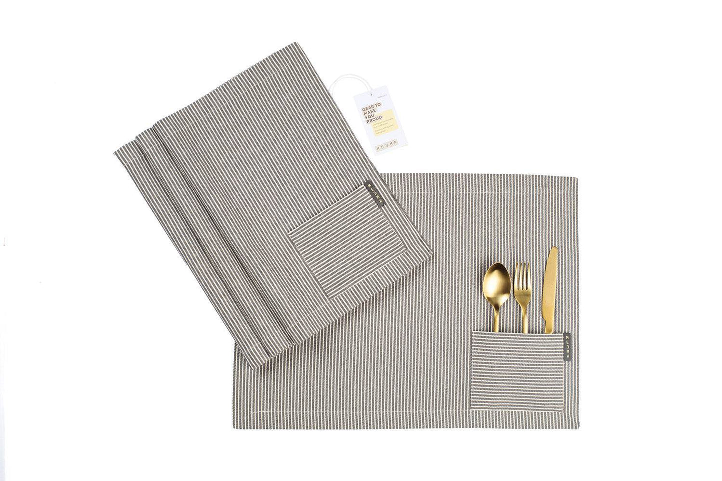 Cotton Cloth Placemats, Set of 4 - Loft&Timber