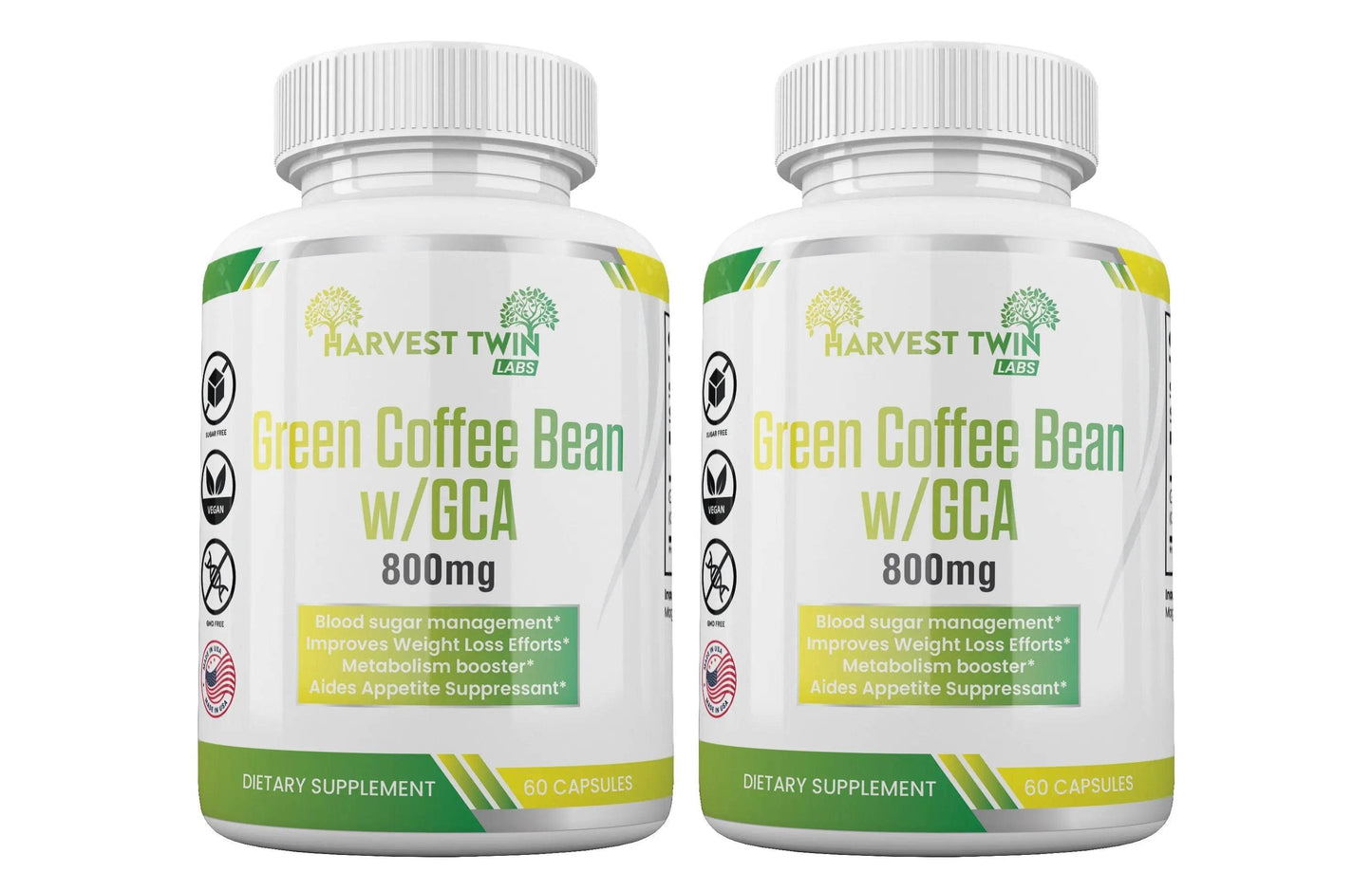 Green Coffee Bean w/GCA - 800mg - Loft&Timber