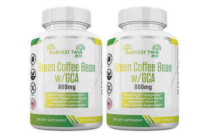Green Coffee Bean w/GCA - 800mg - Loft&Timber