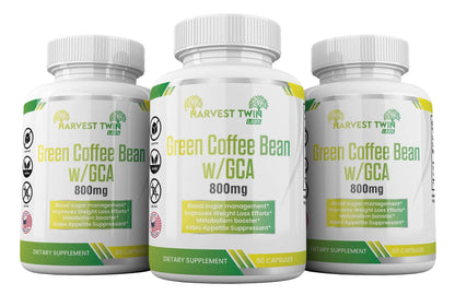 Green Coffee Bean w/GCA - 800mg - Loft&Timber
