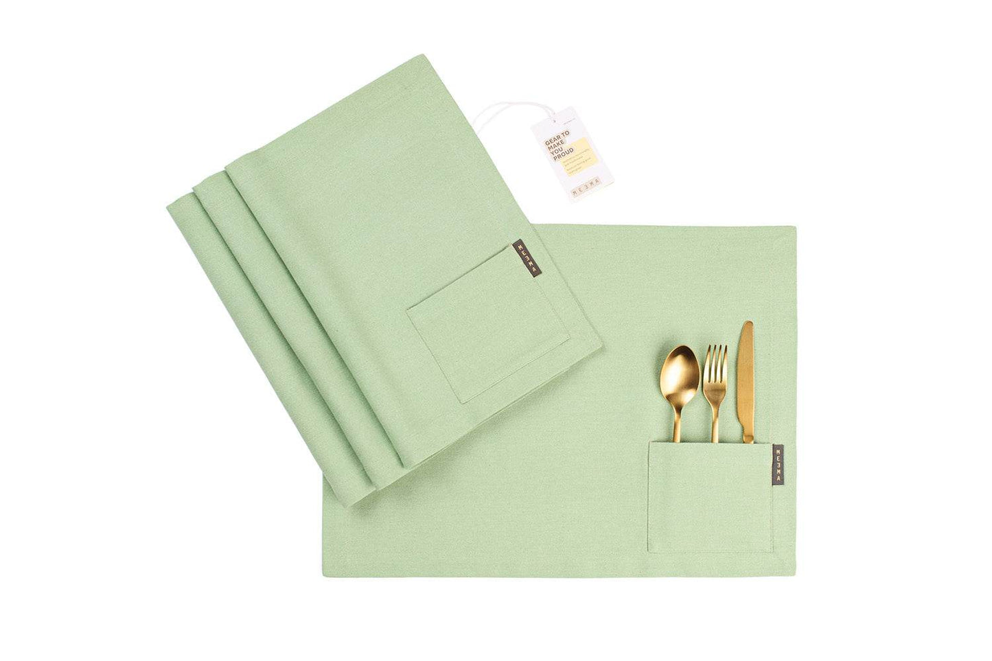 Cotton Cloth Placemats, Set of 4 - Loft&Timber