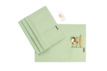 Cotton Cloth Placemats, Set of 4 - Loft&Timber