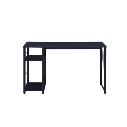 HMS 47" Simple Design Black Wooden Desk - Loft&Timber