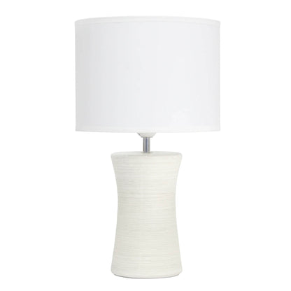 TD Simple Designs Ceramic Hourglass Table Lamps - Loft&Timber