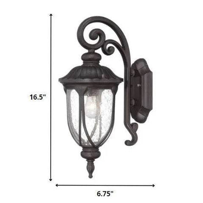 HMS Warm White Black Cast Aluminum Glass Lantern - Loft&Timber
