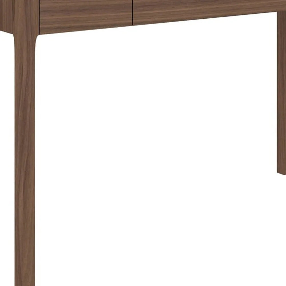 HMS 47" Brown Wood Computer Desk - Loft&Timber