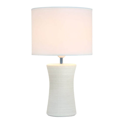 TD Simple Designs Ceramic Hourglass Table Lamps - Loft&Timber