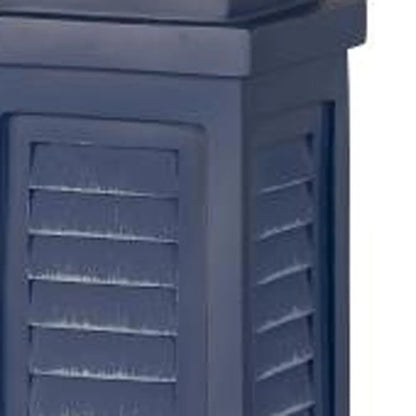 HMS Set Two 32" Blue Table Lamps White Dome Shade - Loft&Timber