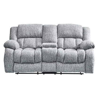 HMS 77" Light Gray Manual Reclining Loveseat - Loft&Timber