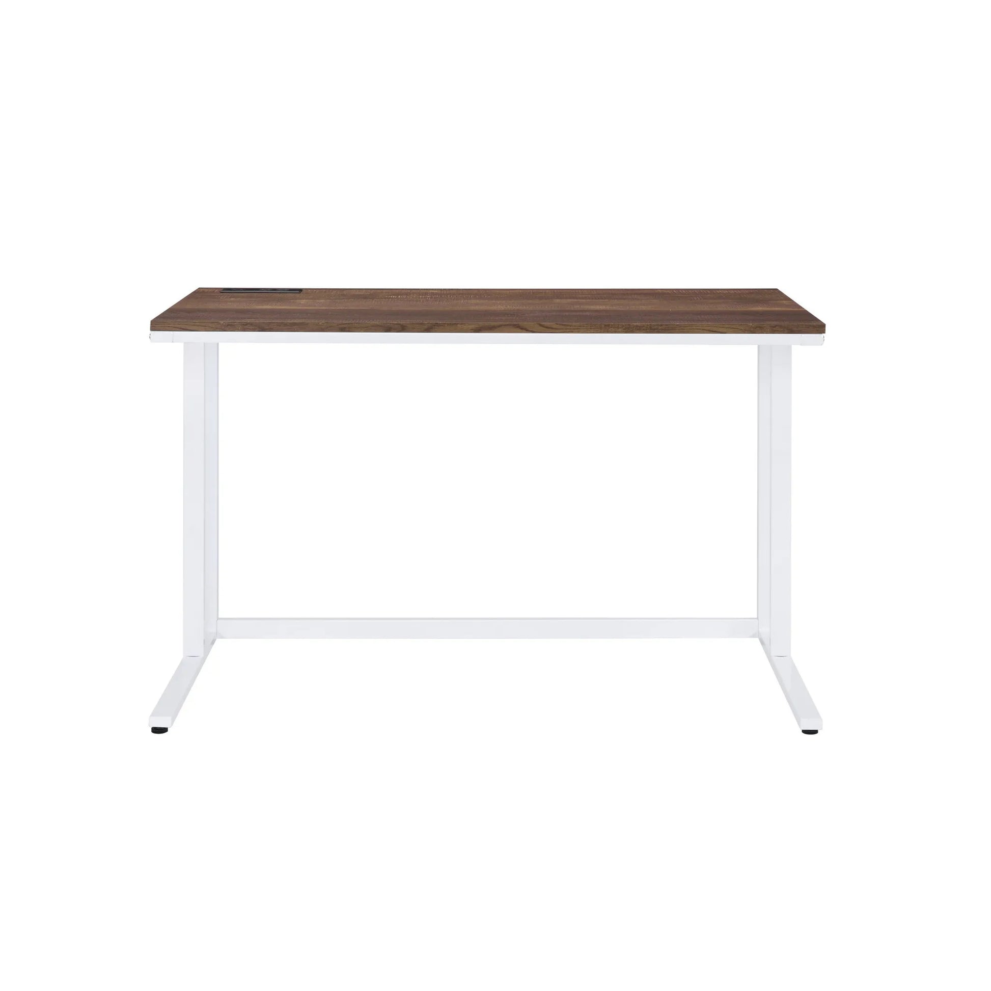 HMS 47" Brown and White Computer Desk - Loft&Timber