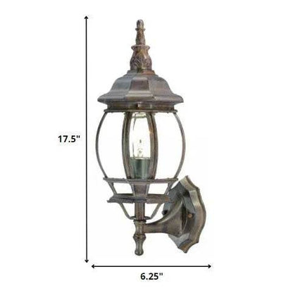 HMS Dark Brown Glass Globe Wall Light Elegant Decorative Wall Lamps - Loft&Timber