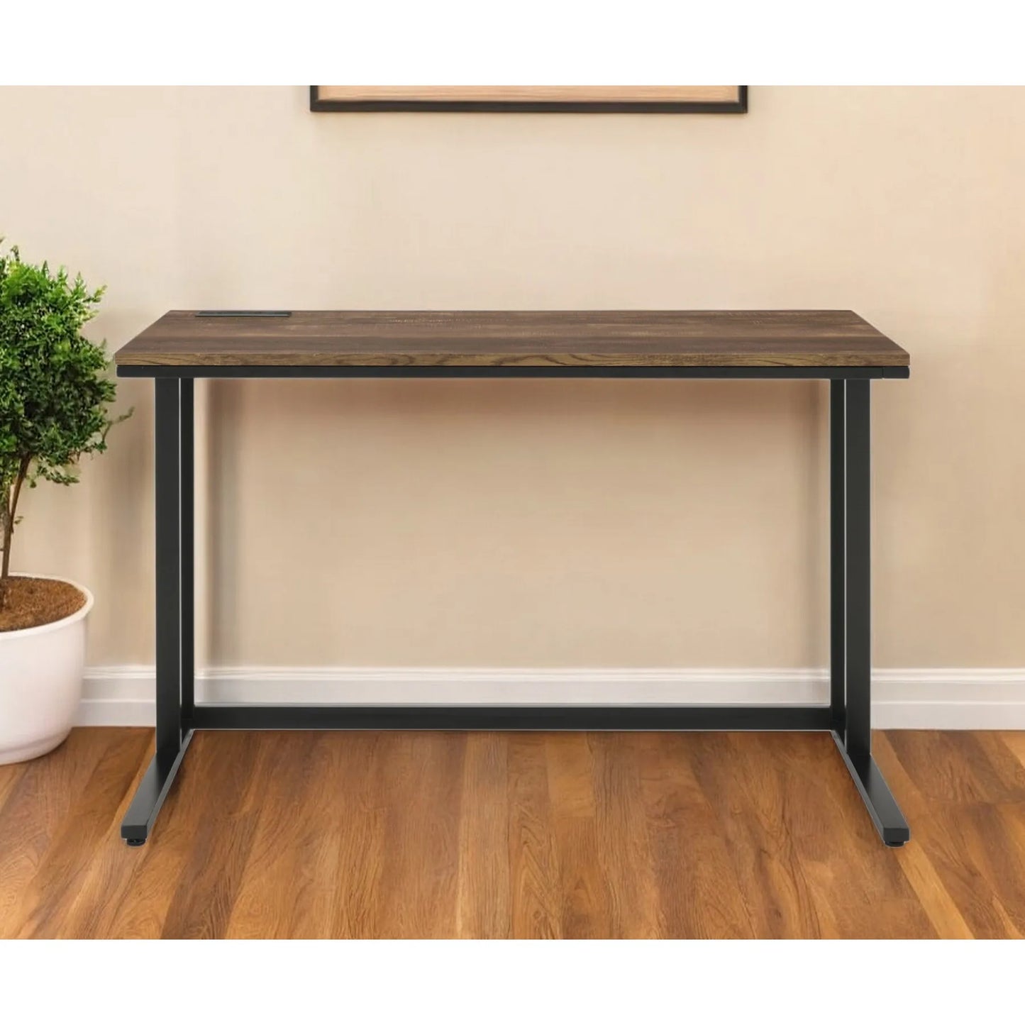 HMS 47" Brown and Black Desk - Loft&Timber