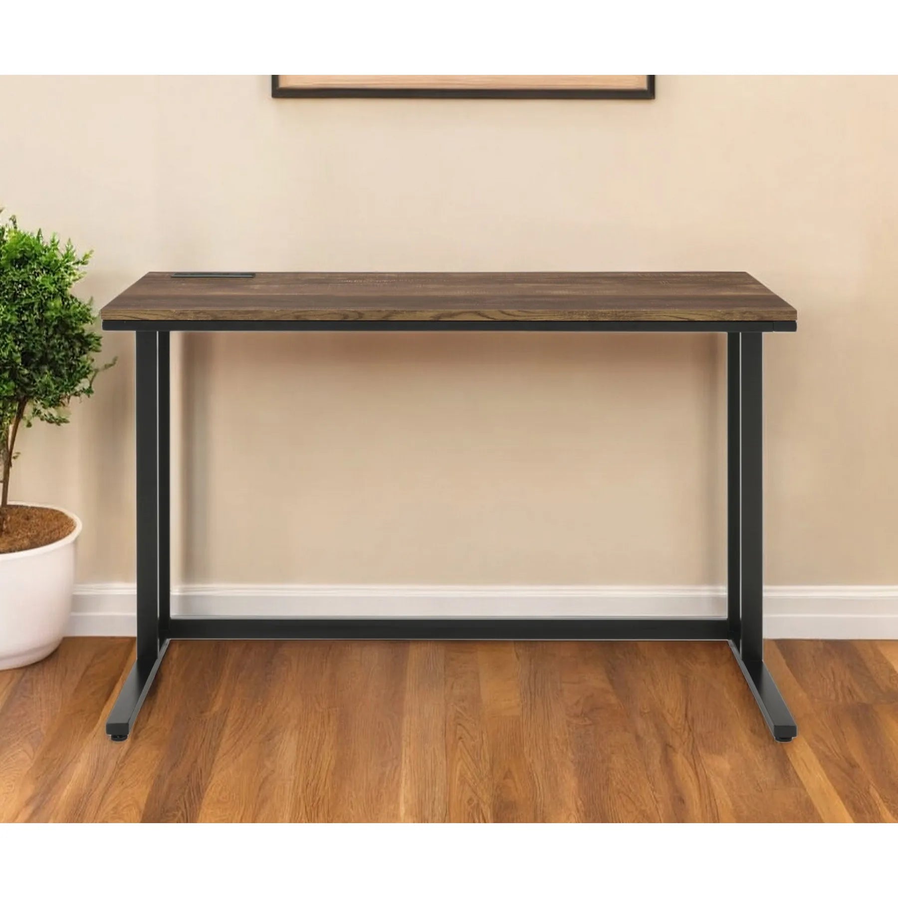 HMS 47" Brown and Black Desk - Loft&Timber