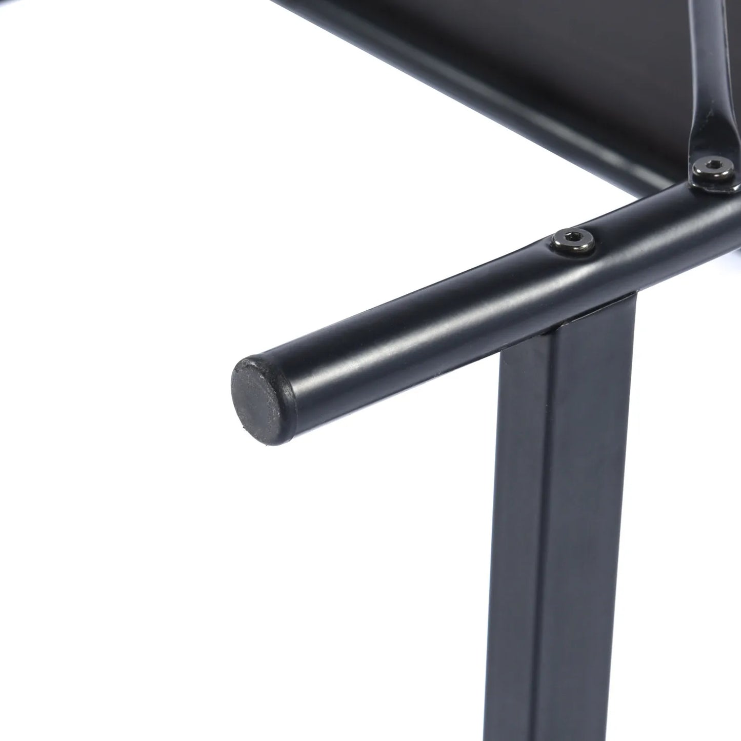 HMS 39" Brown and Black Wood and Metal Computer Desk - Loft&Timber