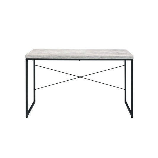 HMS 47" Antiqued White Computer Desk - Loft&Timber