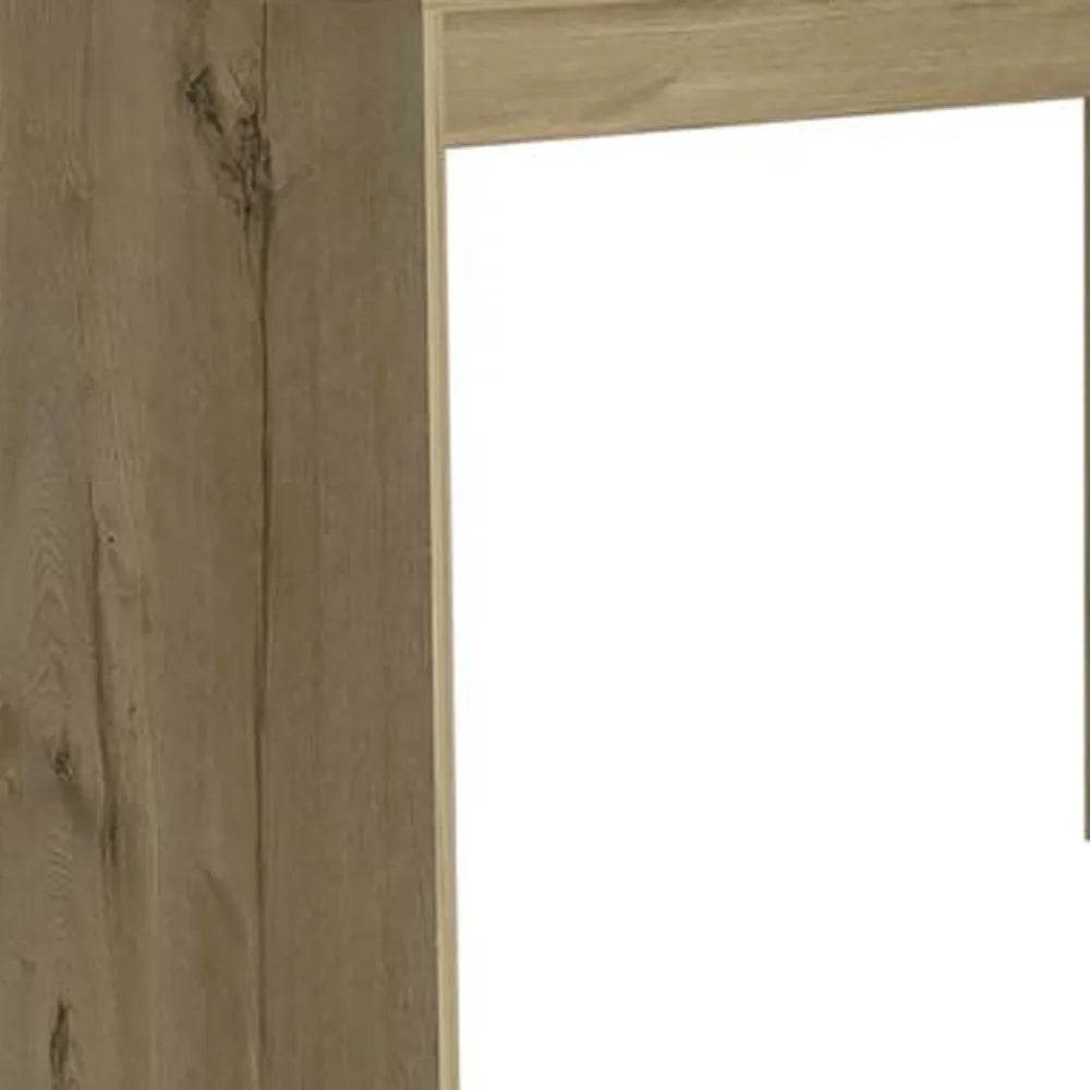 HMS 60" Natural L-Shaped Computer Desk - Loft&Timber