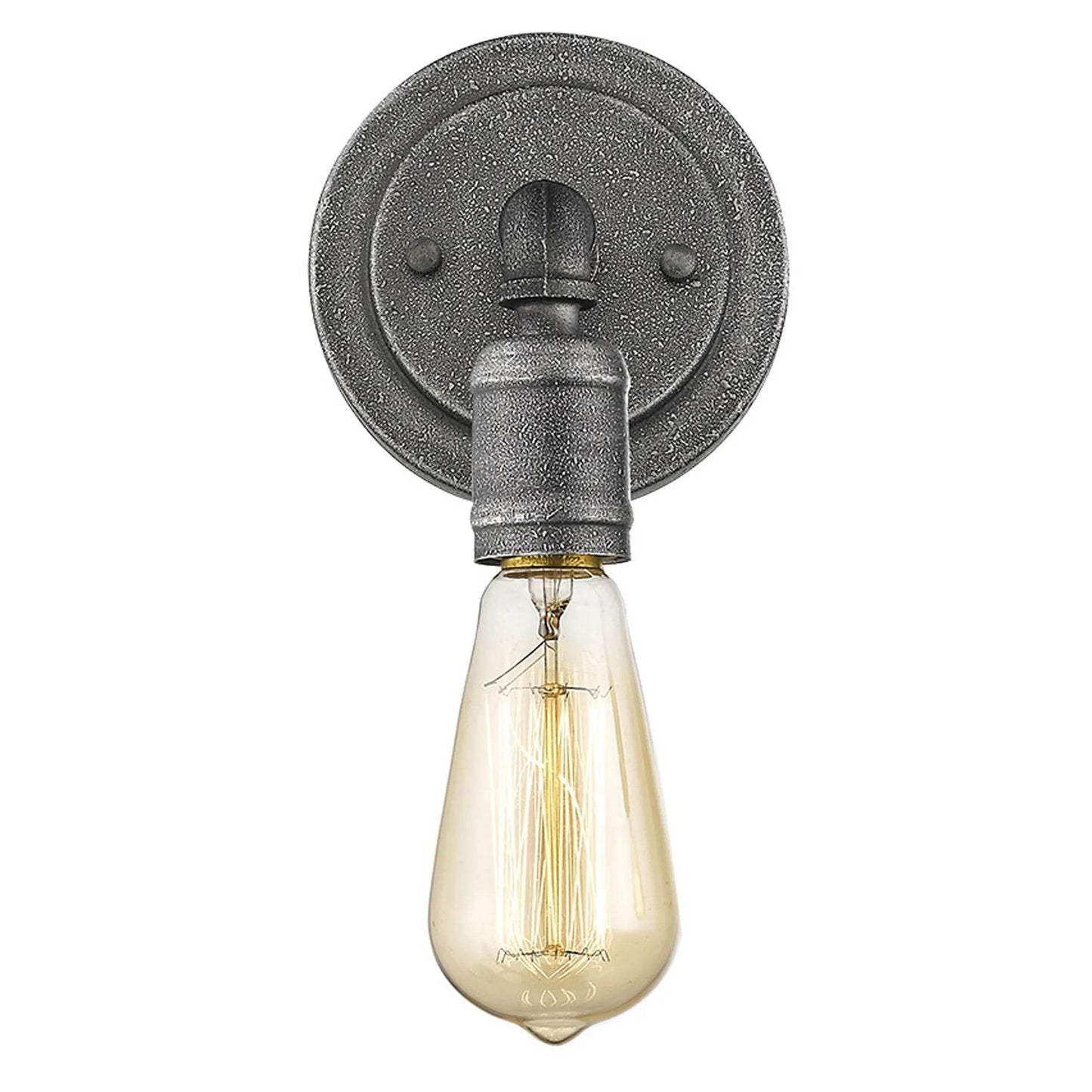 HMS Modern Textured Gray Wall Sconces 220V LED Wall Lamps with Warm White Light - Loft&Timber